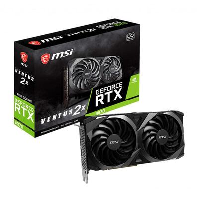 MSI GeForce RTX 3070 VENTUS 2X OC 8GB Video Card - LHR Version - RTX 3070 VENTUS 2X 8G OC LHR