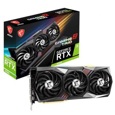MSI GeForce RTX 3080 GAMING Z TRIO 10GB Video Card - LHR Version - RTX 3080 GAMING Z TRIO 10G LHR