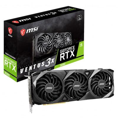 MSI GeForce RTX 3080 VENTUS 3X OC 10GB Video Card - LHR Version - RTX 3080 VENTUS 3X 10G OC LHR