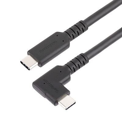 StarTech RUSB315CC2MBR 6ft (2m) Rugged Right Angle USB-C Cable