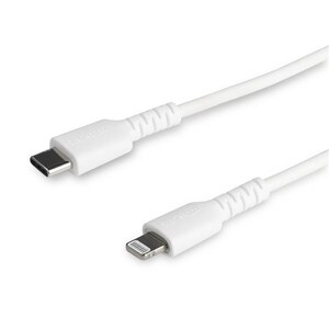 StarTech 2m/6ft Durable USB-C to Lightning Cable MFi Certified, White - RUSBCLTMM2MW