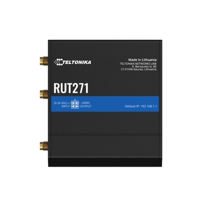 Teltonika RUT271 Redcap 5G Router, Instant LTE Failover, Backward Compatible with 4G LTE Cat 4, Low Latency, High Capacity, PSU included
