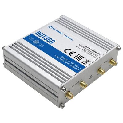 Teltonika LTE CAT6 Industrial 4G Cellular Router - RUT360000300
