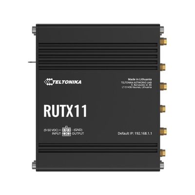 Teltonika Industrial Cellular Router, 4G LTE CAT 6, Dual SIM with auto failover, Backup WAN, Dual Band WiFi, Bluetooth LE, PSU included