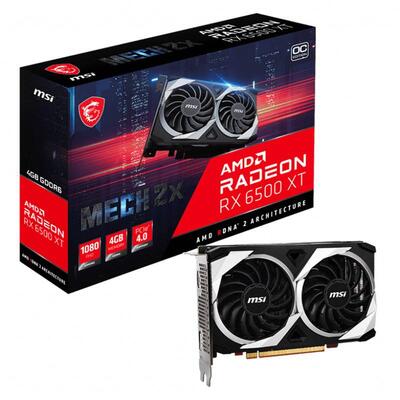 MSI Radeon RX 6500 XT MECH 2X 4G OC Video Card