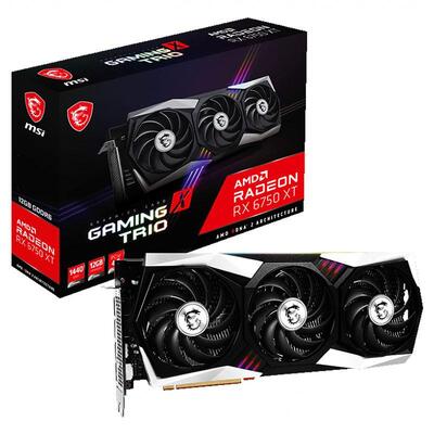 MSI Radeon RX 6750 XT GAMING X TRIO 12GB Video Card