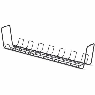 StarTech S1MB-DESK-CABLE-TRAY 61.5cm Under-Desk Cable Management Tray - Black