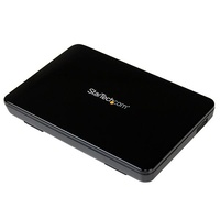 StarTech 2.5in USB 3.0 External SATA III SSD Hard Drive Enclosure with UASP Ð Portable External HDD S2510BPU33