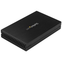 StarTech USB 3.1 (10Gbps) 2.5" SATA Drive Enclosure, USB-A, USB-C - S251BU31315