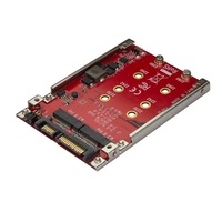 StarTech Dual-Slot M.2 Drive to SATA Adapter for 2.5" Drive Bay - RAID S322M225R