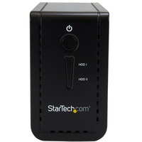 StarTech USB 3.1 Dual 3.5" SATA HDD Enclosure with RAID, USB-C/USB-A - S352BU313R