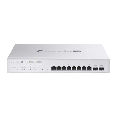 TP-LINK S4500-8GHP2F Omada Pro 8-Port PoE+ Gigabit Smart Switch with 2 SFP Slots