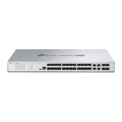 TP-LINK S5500-24F4XF Omada Pro 24-Port SFP L2+ Managed Switch with 4 SFP+ Slots