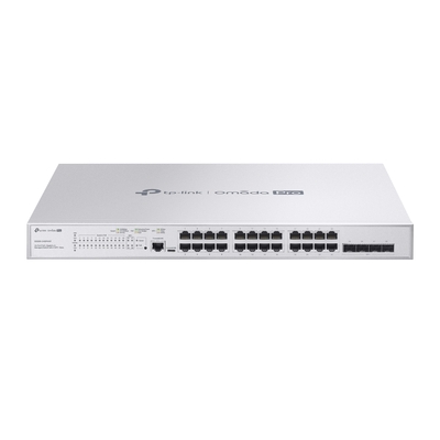 TP-LINK S5500-24GP4XF Omada Pro 24-Port PoE+ Gigabit L2+ Managed Switch with 4 SFP+ Slots