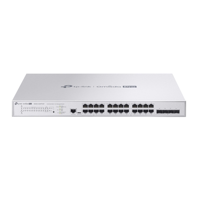 TP-LINK S5500-24MPP4XF Omada Pro 24-Port PoE+ 2.5G L2+ Managed Switch with 4 SFP+ Slots