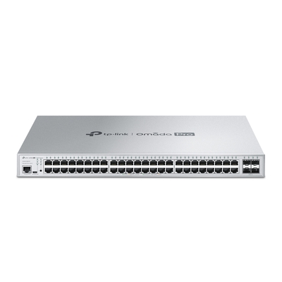 TP-LINK S5500-48GP4F Omada Pro 48-Port PoE+ Gigabit L2+ Managed Switch with 4 SFP Slots