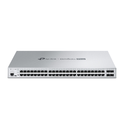 TP-LINK S5500-48GP4XF Omada Pro 48-Port PoE+ Gigabit L2+ Managed Switch with 4 SFP+ Slots