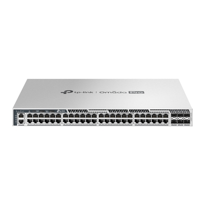 TP-LINK S6500-48M6Y Omada Pro 48-Port 2.5G Stackable L3 Managed Switch 