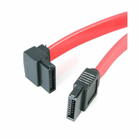 StarTech 0.5m SATA to Left Angle SATA Cable - SATA18LA1