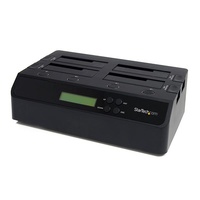 StarTech 4 Bay USB 3.0 eSATA to SATA Standalone 1:3 HDD Hard Drive Duplicator Dock SATDOCK4U3RE