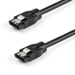 StarTech 0.6 m Round SATA Cable, Latching Connectors, 6Gbs SATA Cable - SATRD60CM
