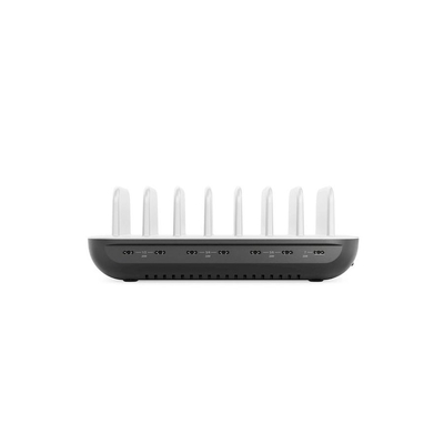 ALOGIC SB-DCS7C Powerfin 7 Port USB-C Desktop 80W Charging Station with USB-C Cables included