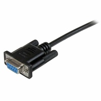 StarTech 2m Black DB9 RS232 Serial  Modem Cable F/F - SCNM9FF2MBK