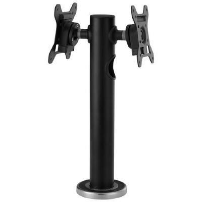 Atdec Spacedec Display POS Single Display Desk Black with Spacedec POS Multi Double Back to Back - Mounting kit - SD-POS-VBM+SD-POS-VBM-B2B