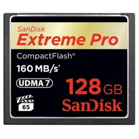 SanDisk 128GB Extreme Pro CF CompactFlash Memory Card - 160MB/s