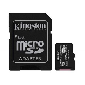 Kingston 128GB MicroSD SDHC SDXC Class10 UHS-I Memory Card 100MB/s Read 10MB/s Write with standard SD adaptor ~SDCS/128GB