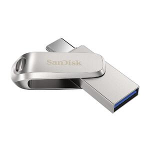 SANDISK ULTRA DUAL DRIVE LUXE USB TYPE-CTM FLASH DRIVE SDDDC4 32GB USB TYPE C METAL USB3.1/TYPE C REVERSIBLE CONNECTOR SWIVEL
