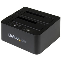 StarTech USB 3.1 (10Gbps) Standalone Duplicator Dock for 2.5" & 3.5" SATA SSD/HDD Drives - with Fast-Speed Duplication up to 28GB/min SDOCK2U313R