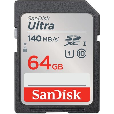 SanDisk Ultra 64GB SDXC Memory Card - SDSDUNB-064G-GN6IN