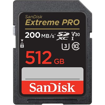 SanDisk EXTREME SDXC SDXVV 512GB V30 U3 C10 UHS- - SDSDXVV-512G-GNCIN