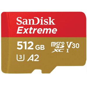 SanDisk 512GB Extreme microSD SDHC SQXAF V30 U3 C10 A1 UHS-1 