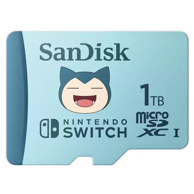 SanDisk 1TB Nintendo-Licensed MicroSDXC UHS-I Memory Card - 100MB/s - SDSQXAO-1T00-GN6ZK