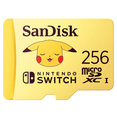 SanDisk 256GB Nintendo-Licensed MicroSDXC UHS-I Memory Card - 100MB/s - SDSQXAO-256G-GN6ZK