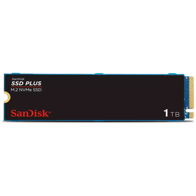 SanDisk SSD Plus 1TB M.2 NVMe SSD SDSSDA3N-1T00-G26
