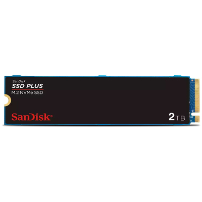 SanDisk SSD Plus 2TB M.2 NVMe SSD SDSSDA3N-2T00-G26