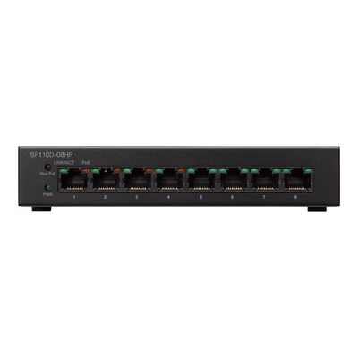 CISCO (SF110D-08HP-AU) SF110D-08HP 8-PORT 10/100 POE DESKTOP SWITCH