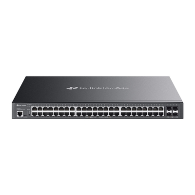 TP-LINK SG3452XP Omada 48-Port PoE+ Gigabit L2+ Managed Switch with 4 10GE SFP+ Slots