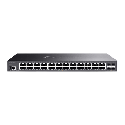 TP-LINK SG5452X Omada 48-Port Gigabit Stackable Lite L3 Managed Switch with 4 10G Slots
