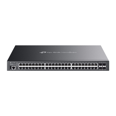 TP-LINK SG5452XMPP Omada 48-Port Gigabit Stackable Lite L3 Managed PoE++ Switch