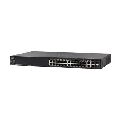 CISCO (SG550X-24-K9-AU) CISCO SG550X-24 24-PORT GIGABIT STACKABLE SWITCH