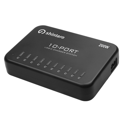 Shintaro Multi Device 200W 10-Port USB-C Charger