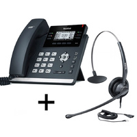 Yealink SIP-T41S Ultra-elegant 6 Line IP Phone USB Port, Opus Support - Bundle Promotion