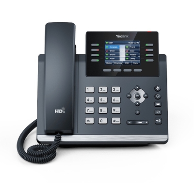 Yealink SIP-T44U IP Phone Well-rounded SIP Phone for Workers of Co-working Space