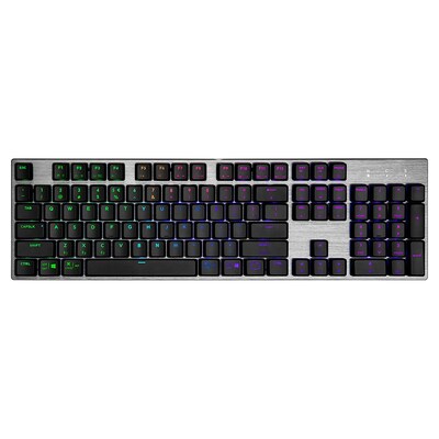 Cooler Master SK653 Wireless Gray Mechanical Gaming Keyboard - LP Blue Switches-SK-653-GKTL1-US