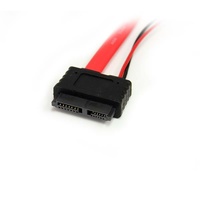 StarTech 50cm Slimline SATA to SATA Cable - SLSATAF20