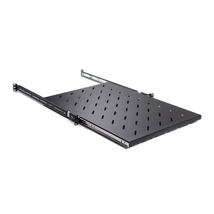 SERVEREDGE 1RU Sliding Shelf Suitable for 1000mm Deep Server Cabinets - Adjustable from 650mm to 860mm 